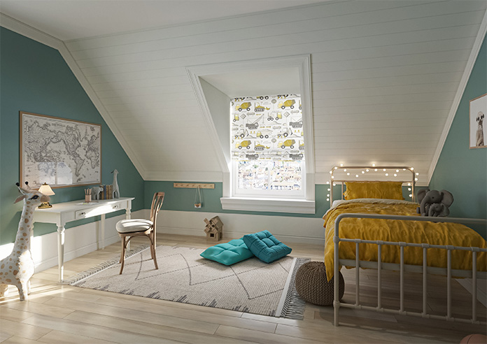 Tinker Town, Industrial - Twist&Fit Roman Blind - Image 6